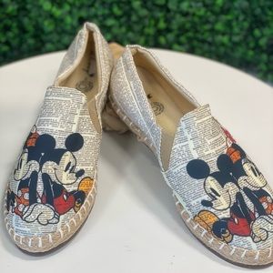 Mickey Mouse Flats Shoes Size 7
